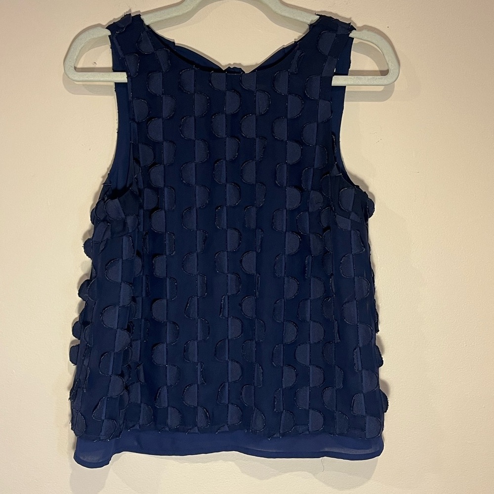 Anthropologie by Maeve Navy Strapless Blouse US 2 - Picture 5 of 14
